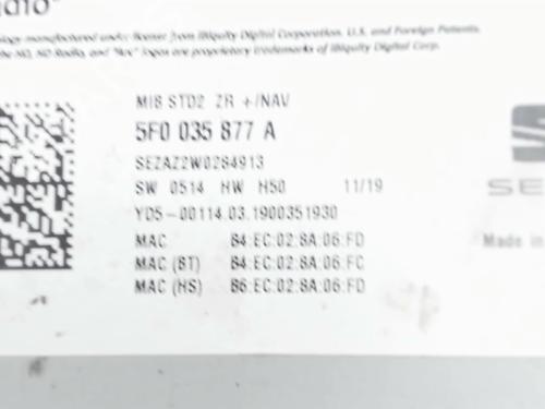 Radio SEAT LEON (5F1) 1.6 TDI | BP32396675E6