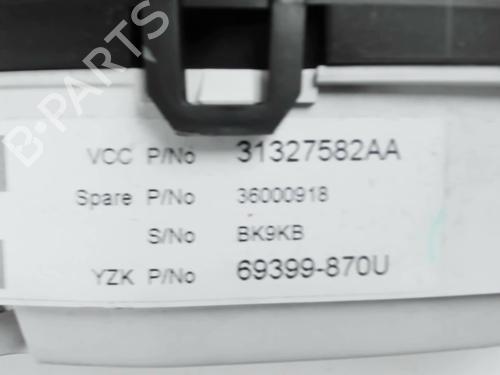 Instrument cluster VOLVO V60 I (155) D5 AWD | BP27163713C47 