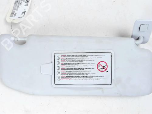 Used Right sun visor PEUGEOT 208 I (CA_, CC_) 1.4 HDi (68 hp) 20439328