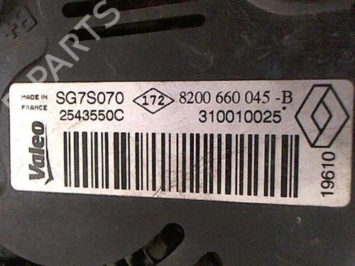 Alternator RENAULT CLIO II (BB_, CB_) 1.2 LPG | BP20473564M7 
