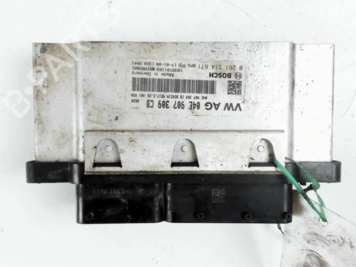 Used Engine control unit (ECU) VW POLO V (6R1, 6C1) 1.0 (75 hp) 31053177