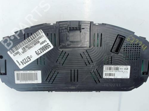 Used Instrument cluster Instrument cluster RENAULT MEGANE III Coupe (DZ0/1_) 1.4 TCe (DZ0F, DZ1V) (131 hp) 20397807 20397807