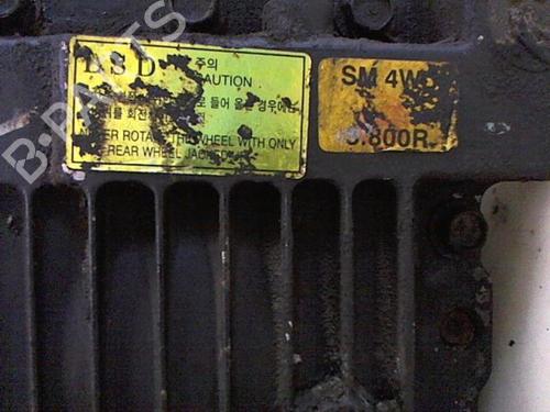 Rear differential HYUNDAI SANTA FÉ I (SM) 2.0 CRDi 4x4 | BP20436490M24 