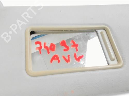 Used Left sun visor Left sun visor TOYOTA VERSO (_R2_) 2.0 D-4D (AUR20_, AUR20R) (126 hp) 20417600 20417600