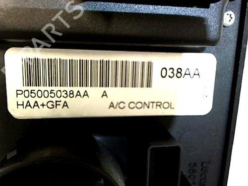AC Styreenhet / Manøvreringsenhet CHRYSLER VOYAGER IV (RG, RS) 2.5 CRD | BP21232332I5 