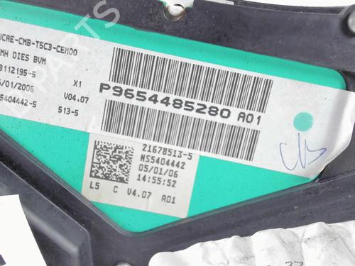 Used Instrument cluster PEUGEOT 307 (3A/C) 1.6 HDi 110 (109 hp) 20445134