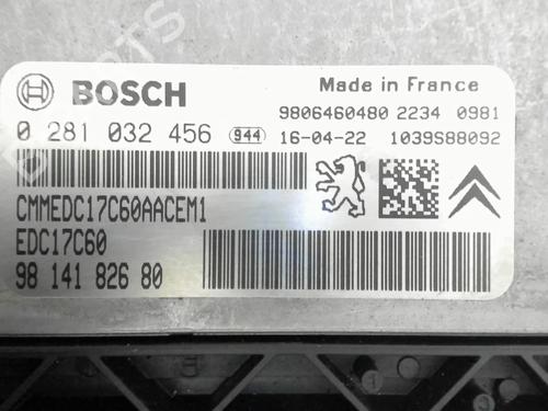 Engine control unit (ECU) CITROËN BERLINGO Box Body/MPV (B9) 1.6 BlueHDi 100 | BP29374834M57 