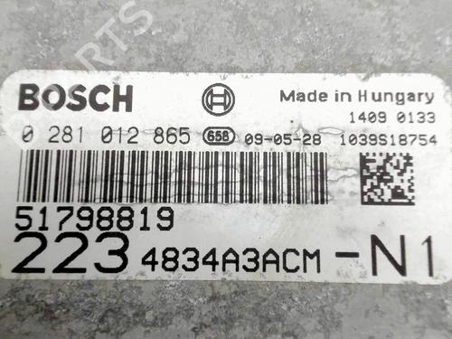 Engine control unit (ECU) FIAT DOBLO Box Body/MPV (223_) 1.9 JTD | BP39760200M57 - Image 5