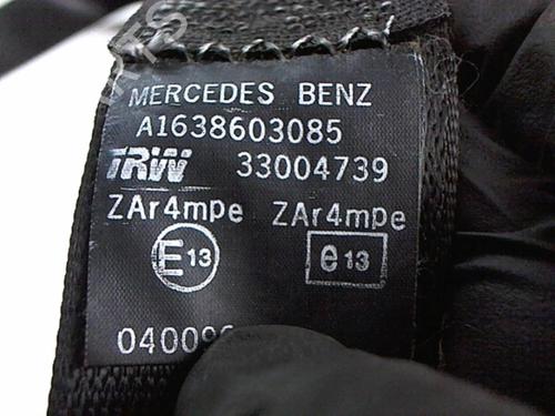 Front right belt tensioner MERCEDES-BENZ M-CLASS (W163) ML 270 CDI (163.113) | BP20462661C88 