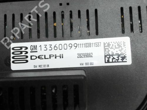 Climate control OPEL ASTRA J (P10) 1.7 CDTI (68) | BP20440703I5 