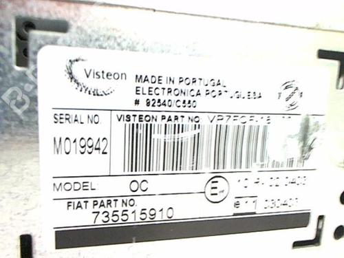 Radio FIAT BRAVO II (198_) 1.6 D Multijet (198AXH1B) | BP20436286E6 
