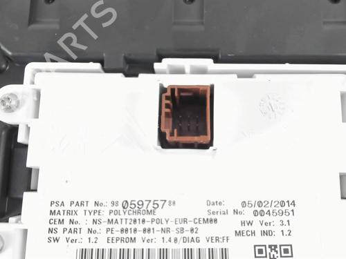 Instrument cluster PEUGEOT 508 I (8D_) 2.0 HDi | BP20419420C47