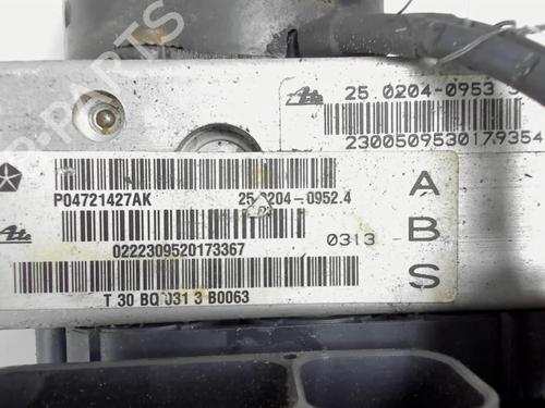Used ABS pump CHRYSLER VOYAGER IV (RG, RS) 2.5 CRD (141 hp) 21235895