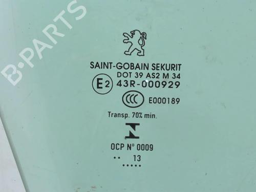 Front right door window PEUGEOT 5008 (0U_, 0E_) 1.6 HDi | BP20428066C19 