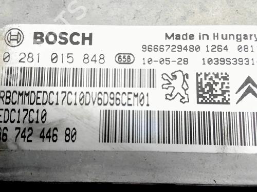 Engine control unit (ECU) CITROËN DS3 (SA_) 1.6 HDi 110 | BP29374881M57
