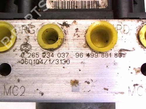 Used ABS pump PEUGEOT 807 (EB_) 2.2 HDi (128 hp) 20416318