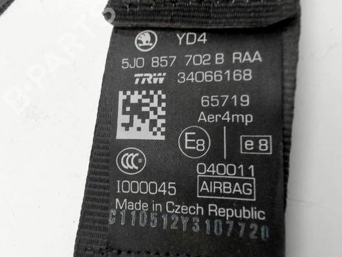 Front right seatbelt SKODA FABIA II (542) 1.2 TSI | BP33993675I25  - Image 5
