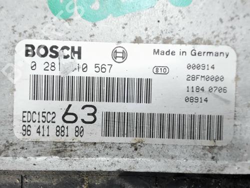 Used Engine control unit (ECU) Engine control unit (ECU) PEUGEOT 607 (9D, 9U) 2.2 HDi (133 hp) 31159431 31159431