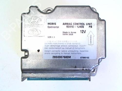 Airbag styreenhed HYUNDAI i20 I (PB, PBT) 1.4 CRDi (75 hp) 21231758