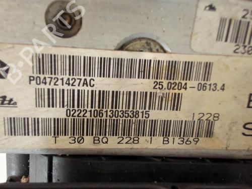 ABS pump CHRYSLER VOYAGER IV (RG, RS) 2.5 CRD | BP20413305M43 
