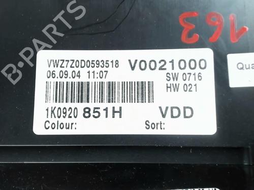 Instrument cluster VW GOLF V (1K1) 1.9 TDI | BP26532129C47 
