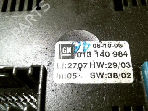Climate control OPEL ZAFIRA A MPV (T98) 2.0 DI 16V (F75) | BP20433324I5 