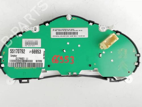 Used Instrument cluster CITROËN C3 II (SC_) 1.1 i (60 hp) 20398451