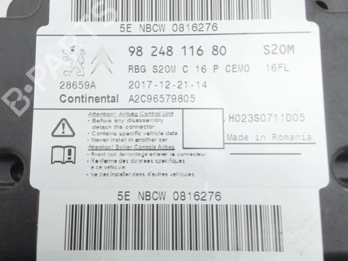 ECU airbags PEUGEOT 3008 II SUV (MC_, MR_, MJ_, M4_) 1.6 BlueHDi 120 | BP20396697M53 