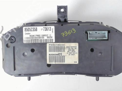 Used Instrument cluster RENAULT MEGANE II Coupé-Cabriolet (EM0/1_) 1.9 dCi (120 hp) 20422152