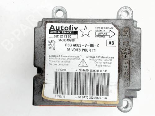 Kollisjonspute styreenhet PEUGEOT 206+ (2L_, 2M_) 1.4 HDi eco 70 (68 hp) 30912924