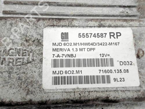 Engine control unit (ECU) OPEL MERIVA A MPV (X03) | BP34635507M57 - Image 6