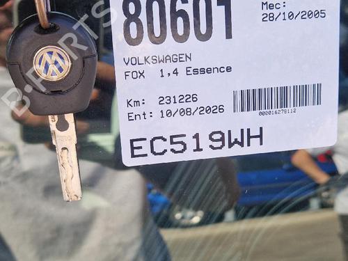 Used Parts VW FOX Hatchback (5Z1, 5Z3, 5Z4) 1.4 4953979
