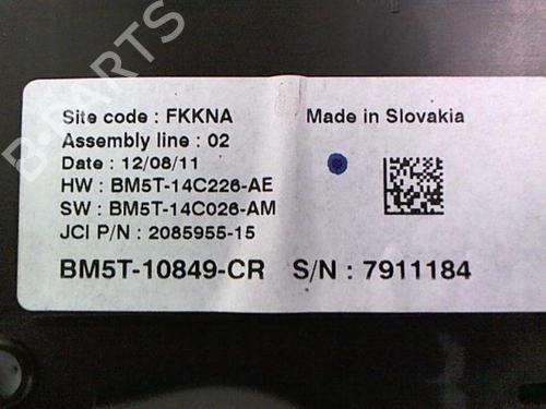 Used Instrument cluster Instrument cluster FORD C-MAX II (DXA/CB7, DXA/CEU) 1.6 TDCi (115 hp) 20459711 20459711