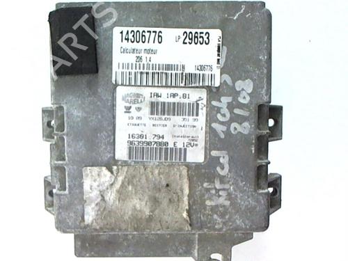 Engine control unit (ECU) PEUGEOT 206 Hatchback (2A/C) 1.4 i | BP20458247M57 