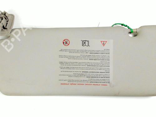 Used Right sun visor Right sun visor RENAULT MEGANE III Grandtour (KZ0/1) 1.5 dCi (KZ1M, KZ1W, KZ0R) (106 hp) 20465468 20465468