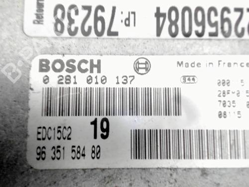 Used Engine control unit (ECU) Engine control unit (ECU) CITROËN XSARA PICASSO (N68) 2.0 HDi (90 hp) 33701829 33701829