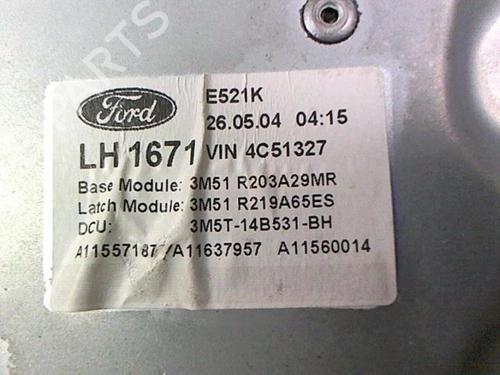 Used Front left window mechanism Front left window mechanism FORD FOCUS C-MAX (DM2) 1.6 TDCi (109 hp) 20477710 20477710