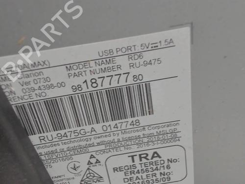 Used Radio Radio CITROËN C3 III (SX) 1.2 VTi 82 (82 hp) 21238171 21238171