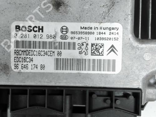 Engine control unit (ECU) CITROËN C4 Picasso I MPV (UD_) 1.6 HDi | BP31159511M57