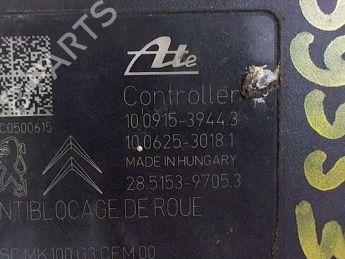 Used ABS pump ABS pump CITROËN C3 Picasso (SH_) 1.4 VTi 95 (SH8FSC, SH8FP0, SH8FP6) (95 hp) 20392035 20392035