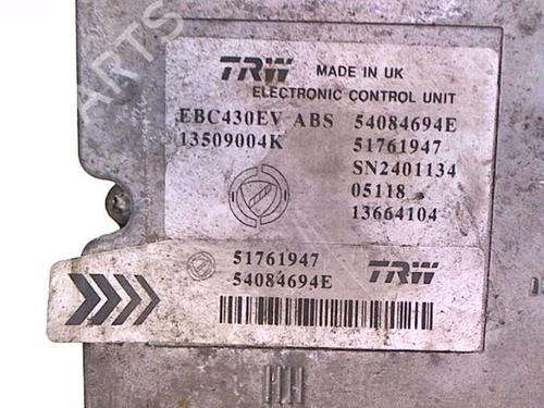 ABS pump LANCIA YPSILON (843_) 1.2 (843.AXA1A) | BP20461527M43 