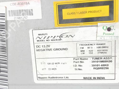 Radio NISSAN PIXO (UA0) 1.0 | BP20387794E6