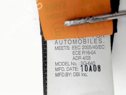 Used Front left seatbelt Front left seatbelt CHEVROLET AVEO / KALOS Hatchback (T250, T255) 1.2 (84 hp) 33894940 33894940
