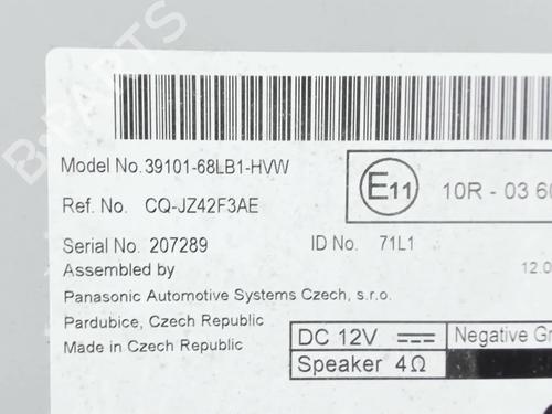 Bilradio SUZUKI SWIFT IV (FZ, NZ) 1.3 DDiS (AZG413D, ZC02S, ZC92S) | BP30689028E6 