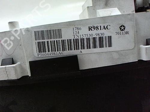 Instrument cluster CHRYSLER VOYAGER IV (RG, RS) 2.5 CRD | BP21234371C47 