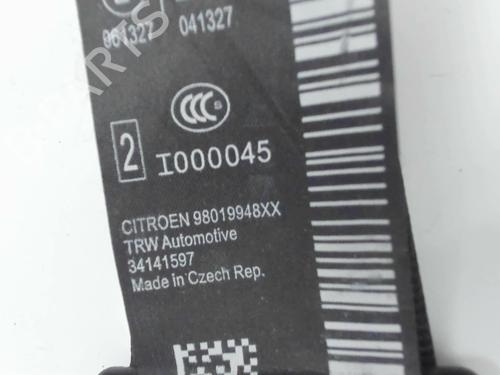 Used Rear right seatbelt Rear right seatbelt DS DS 3 (SA_) 1.6 BlueHDi 120 (SABHZM) (120 hp) 20445745 20445745