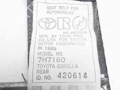 Used Rear right seatbelt Rear right seatbelt TOYOTA COROLLA Liftback (_E11_) 1.4 (EE111_, EE111R) (86 hp) 20418181 20418181