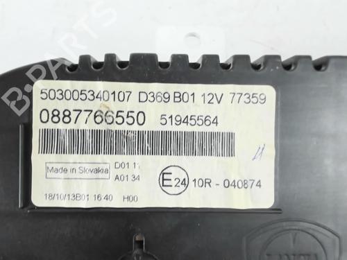 Used Instrument cluster Instrument cluster FIAT PANDA (312_, 319_) 1.2 (312PXA1A) (69 hp) 29625339 29625339