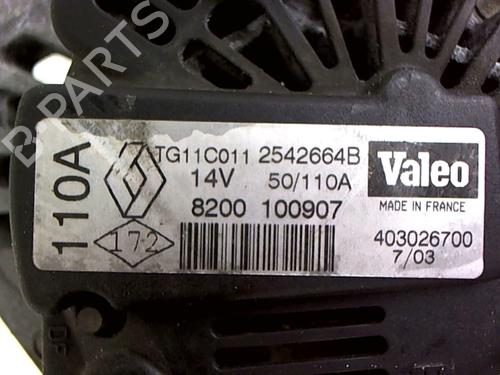 Alternator RENAULT MEGANE II (BM0/1_, CM0/1_) 1.6 16V (BM0C, CM0C) | BP20425276M7 