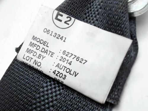 Used Rear right seatbelt Rear right seatbelt NISSAN PULSAR Hatchback (C13) 1.5 dCi (110 hp) 20387572 20387572